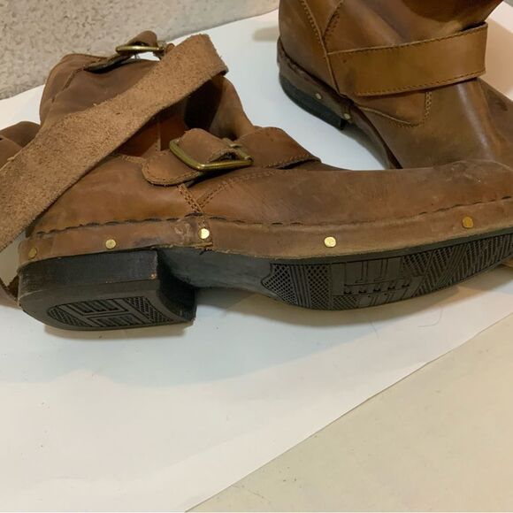 Jeffrey Campbell Brit Wrap Straps Moto Boots Size 8 - Picture 7 of 16